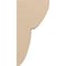 Ekena Millwork 8"W x 8"D x 16"H Wide Crestline Rough Cedar Woodgrain TimberThane Corbel, Primed Tan CORUR08X08X16CRERCPR - alternate 2